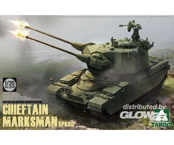 Takom 1/35 British Air-defence Weapon System Cheiftain Marksman Spaag
