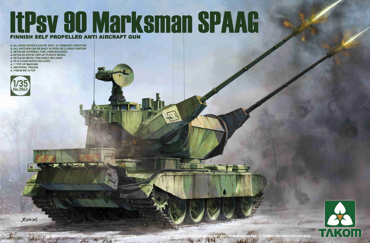 Takom 1/35 Finnish Self Propelled Anti Ac Gun