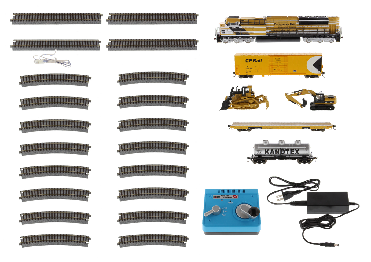 Diecast Masters HO Scale Progress Rail 100th Anniversary Train Set 87001