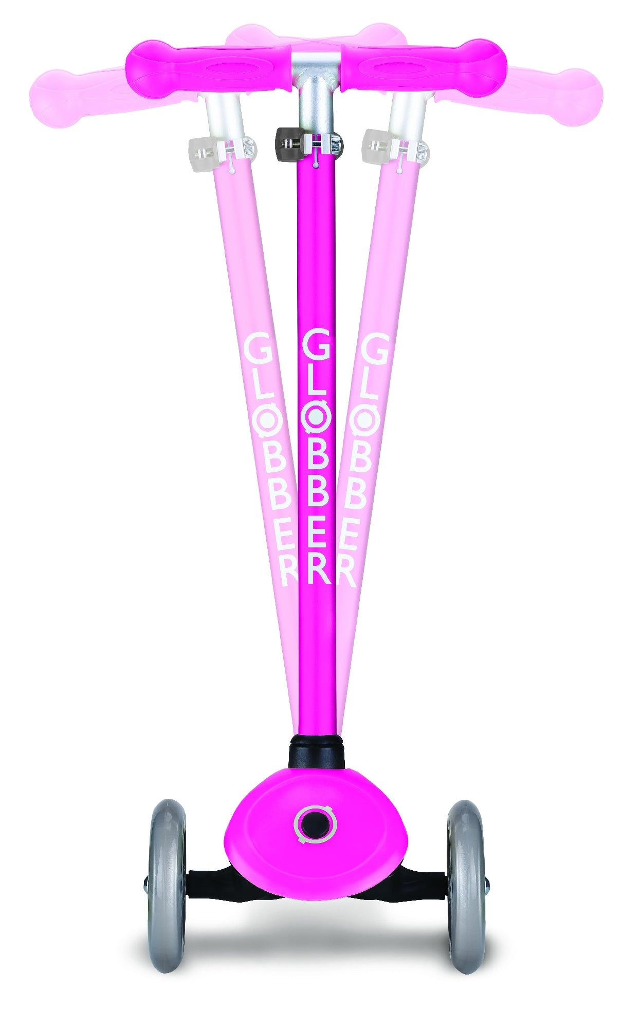 GLOBBER PRIMO LIGHTS W/ ANODIZED TBAR - NEON PINKSCOOTER