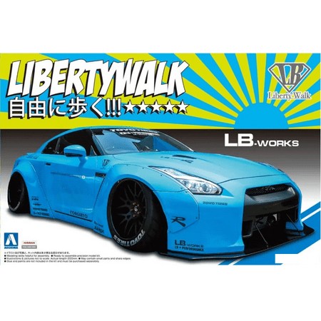 AOSHIMA 1/24 LB.WORKS R35 GT-R Ver. 1