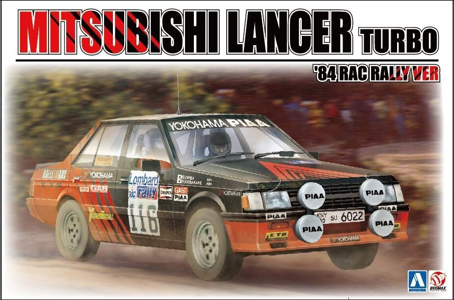 Beemax 1/24 Mitsubishi Lancer Turbo '84 Rac Rally Ver.