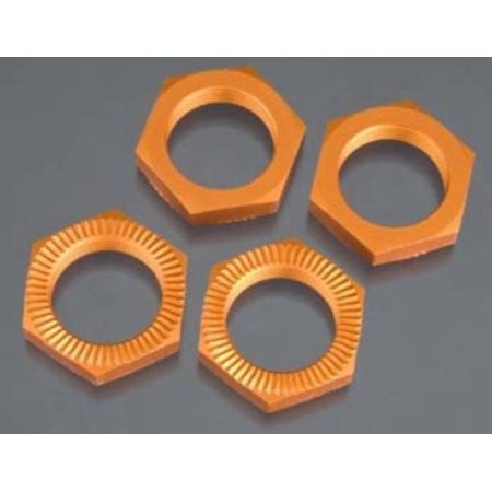 HPI WHEEL NUTS 87494 24mm (Orange/4St/Baja SS)