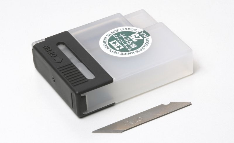 Tamiya Craft Tool Series No.75 Modeler's Knife Spare Blade 25 Piece