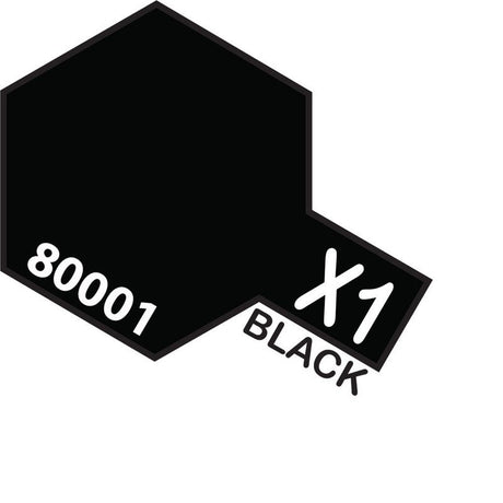 Tamiya Enamel X-1 BLACK