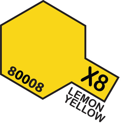 Tamiya Enamel X-8 LEMON YELLOW
