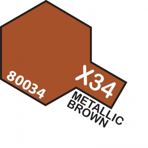 Tamiya Enamel X-34 METALLIC BROWN