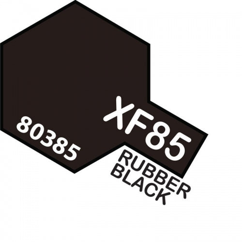 Tamiya Enamel XF-85 RUBBER BLACK
