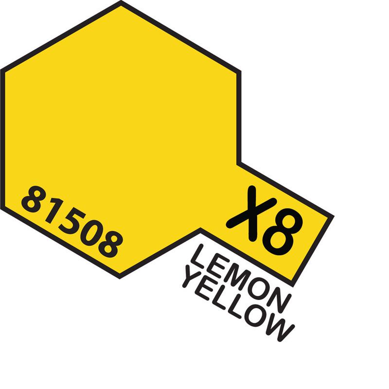 TAMIYA ACRYLIC MINI X-8A LEMON YELLOW