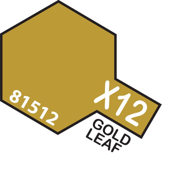 TAMIYA ACRYLIC MINI X-12A GOLD LEAF