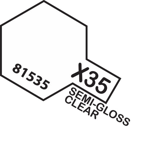 TAMIYA ACRYLIC MINI X-35A SEMI GLOSS CLEAR