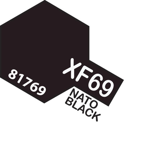 TAMIYA ACRYLIC MINI XF-69A NATO BLACK