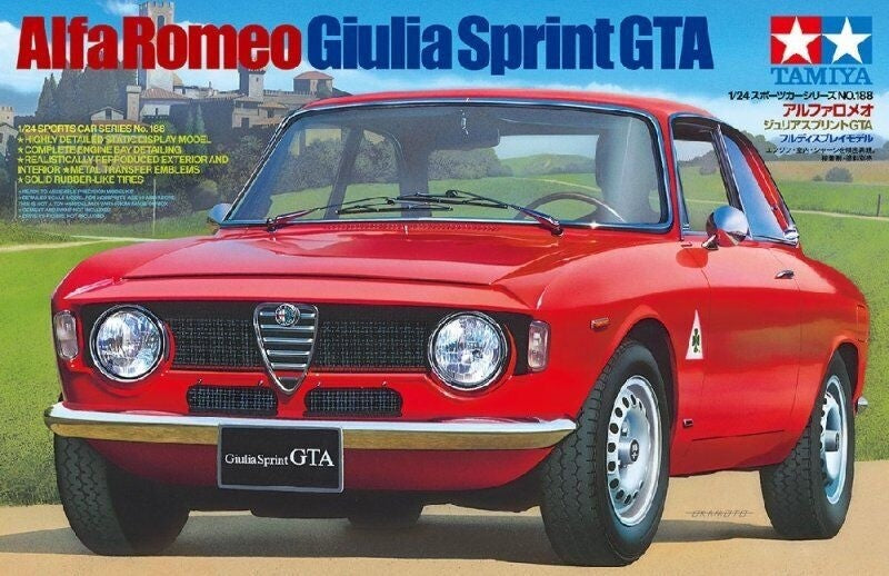 Tamiya 1/24 Alfa Romeo Giulia Sprint Gta Kit