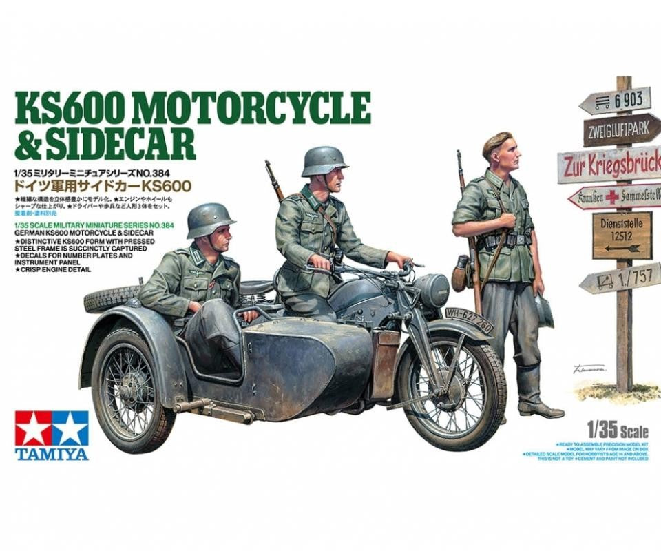 TAMIYA 1/35 KS600 & SIDECAR