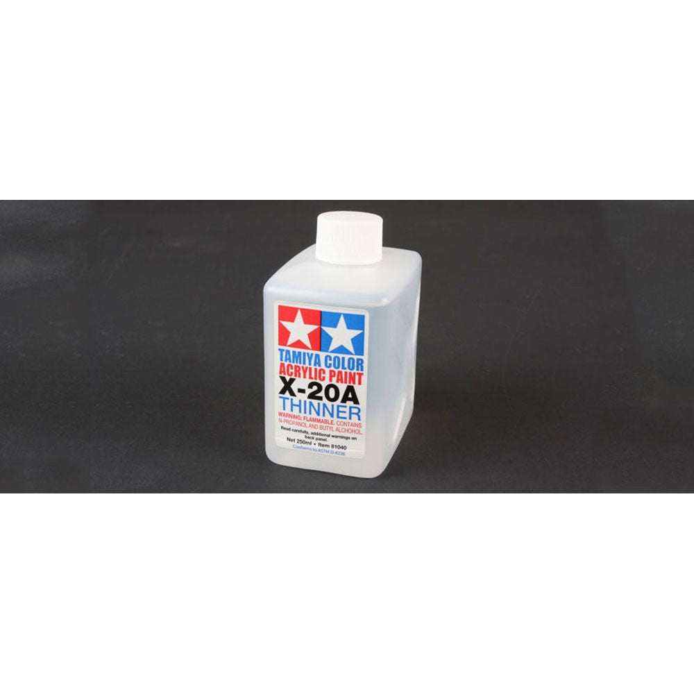 TAMIYA X20A ACRYLIC PAINT THINNER (250ML)