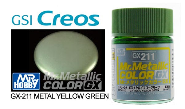 Mr. Metallic Color Gx Metal Yellow Green