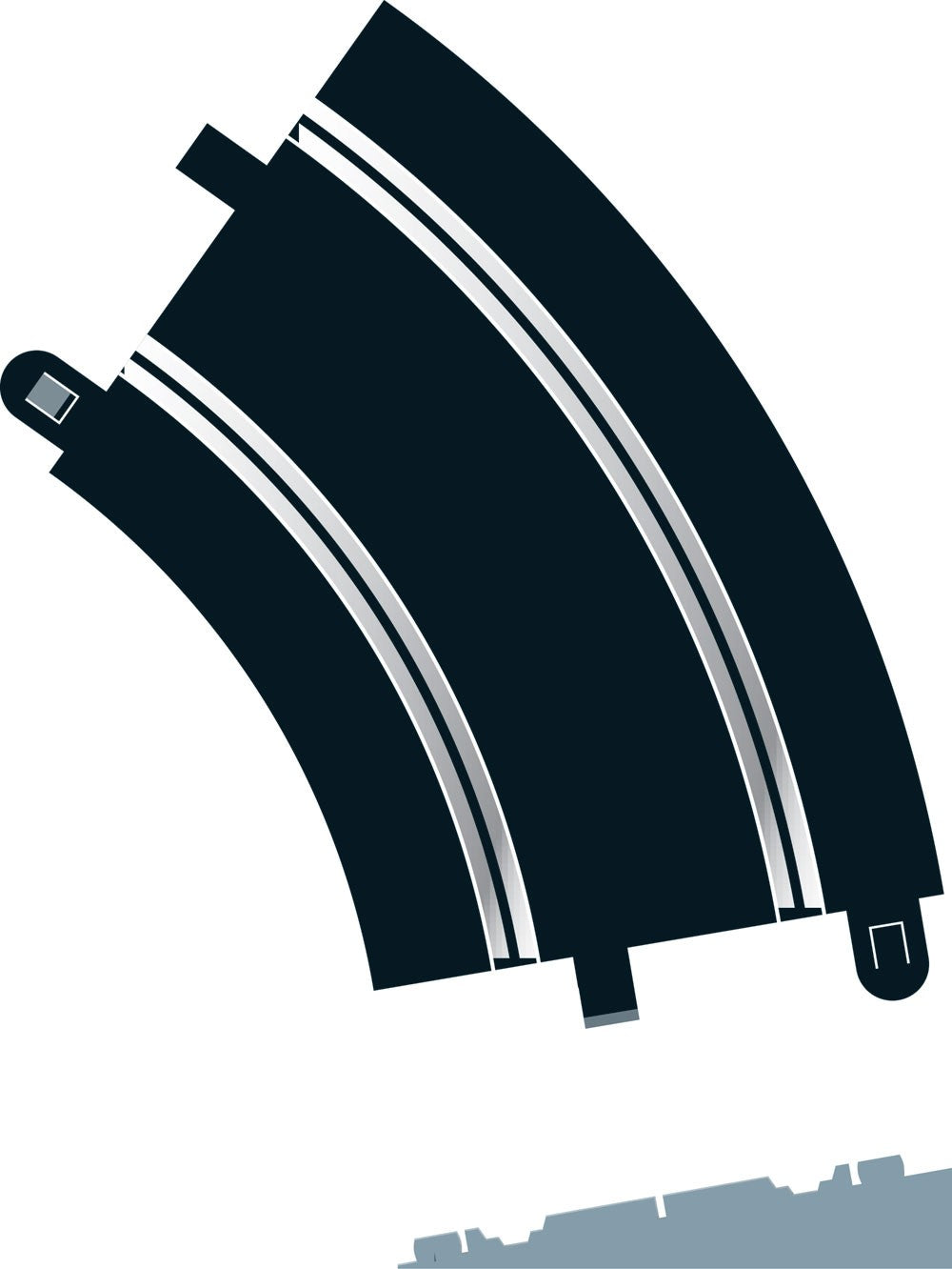 Scalextric Radius 2 Banked Curve 45 Degrees