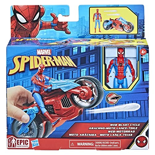 Marvel Spiderman Web Blast Cycle