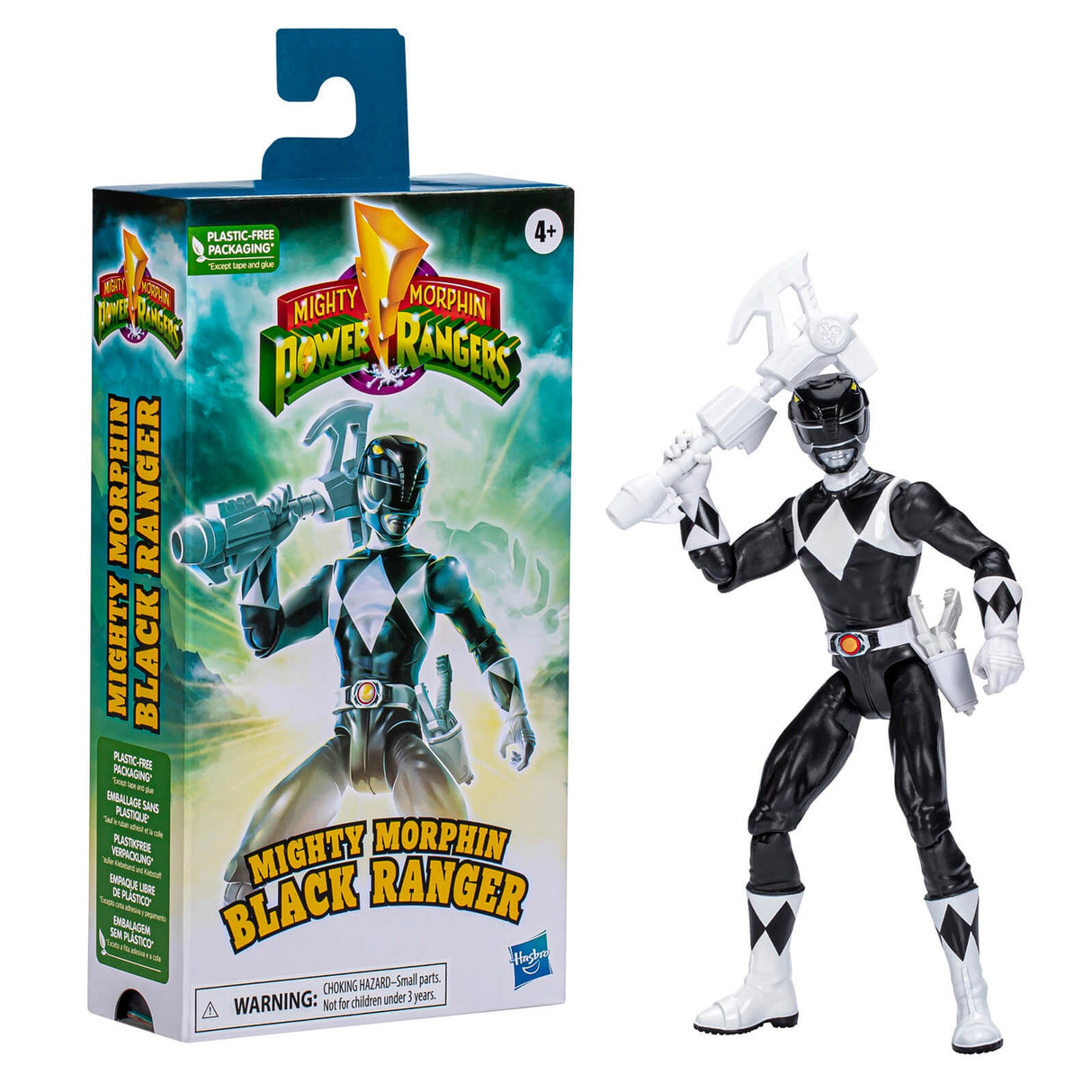Power Rangers Action Figure Mighty Morphin Black Ranger 15 Cm