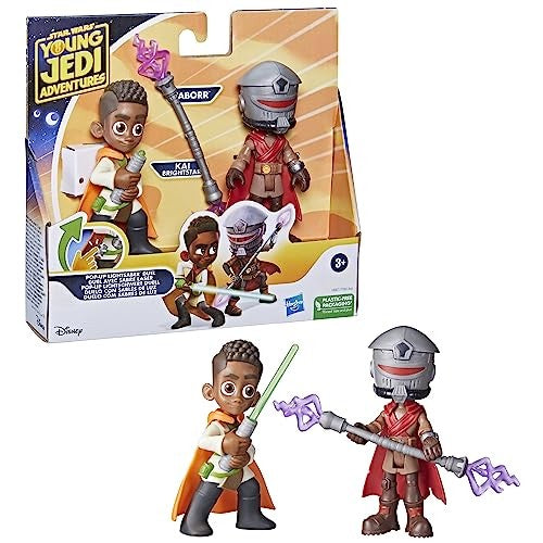 Star Wars Young Jedi Pop Up Lightsaber Duel - Taborr & Kai Brightstar