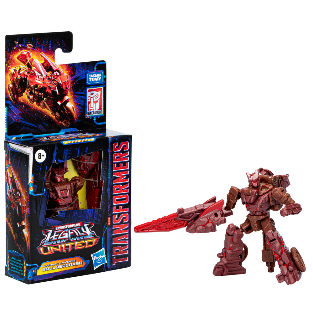 Transformers Legacy United Core Class Infernac Universe Bouldercrash