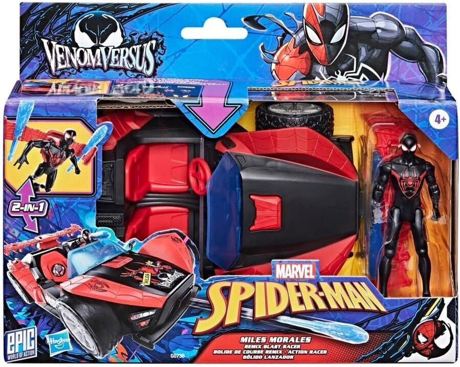 Marvel Spider-Man Venomversus Miles Morales Remix Blast Racer