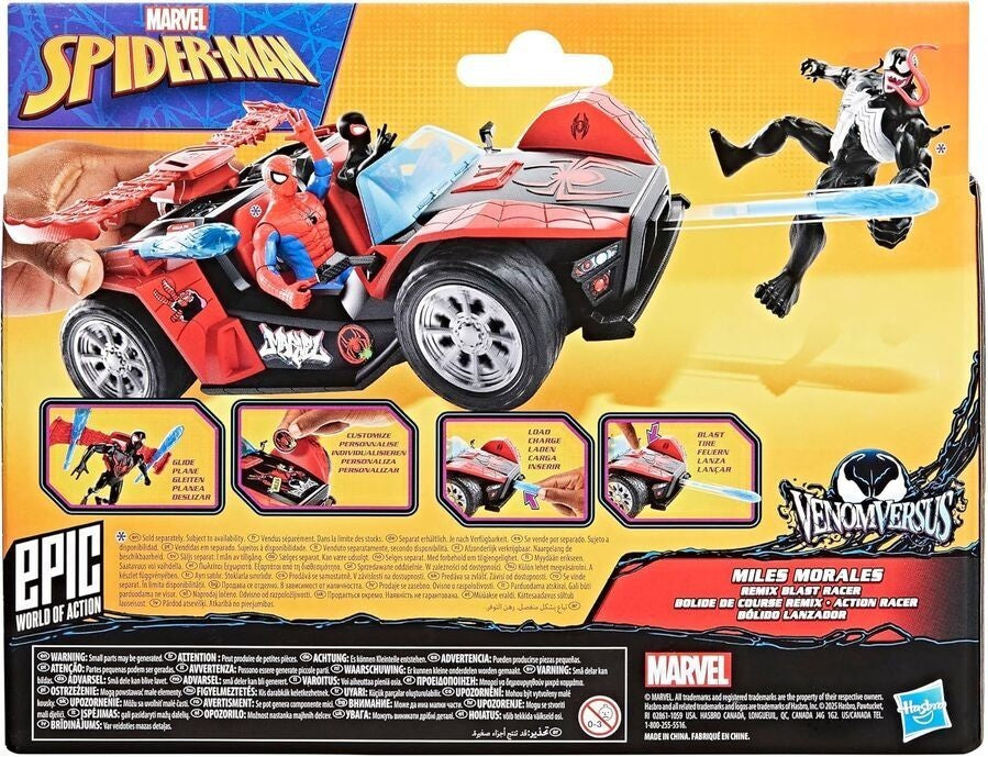 Marvel Spider-Man Venomversus Miles Morales Remix Blast Racer