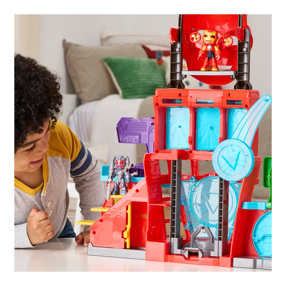 Iron Man And His Awesome Friends Iron Quarters Playset