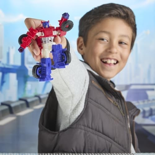 Transformers Cyberworld Cyber Changers Ast - OPTIMUS PRIME