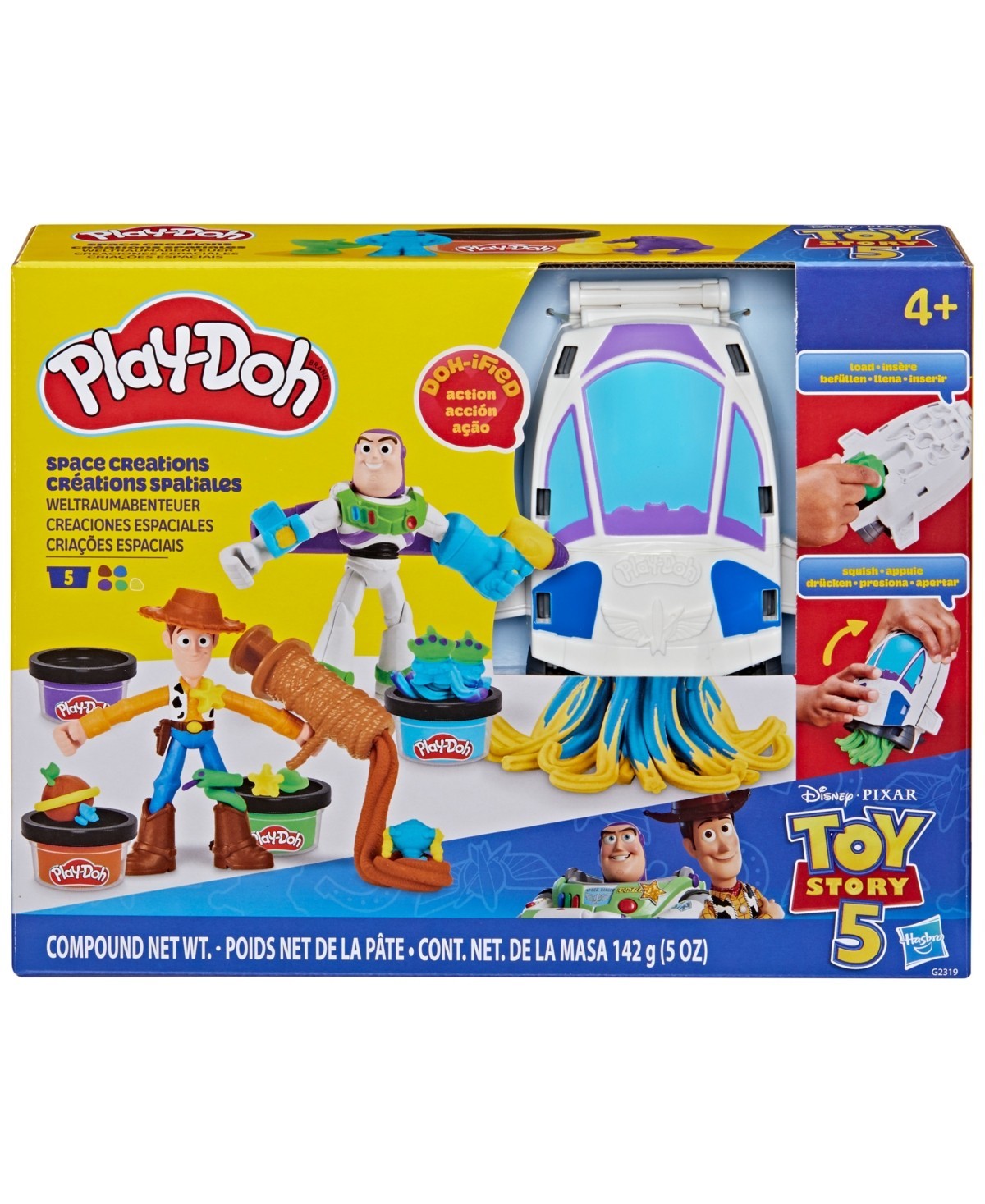 Play-Doh Disney Pixar Toy Story 5 Space Creations Playset