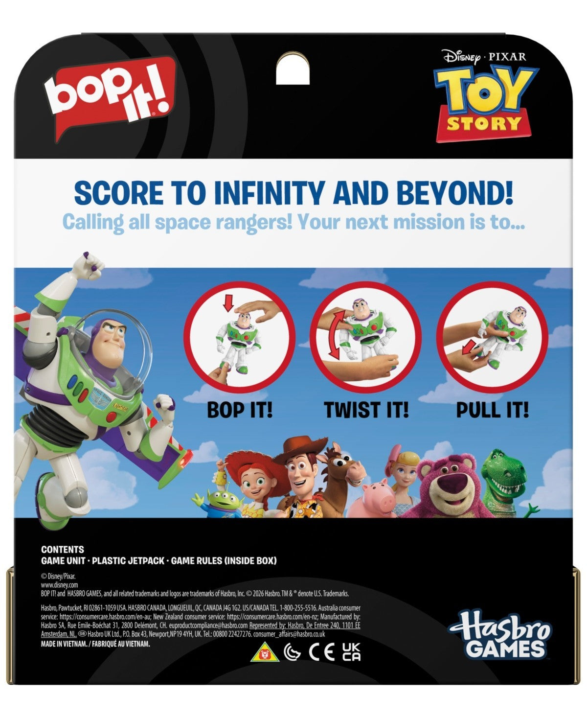 Bop It! Disney Pixar Buzz Lightyear Edition