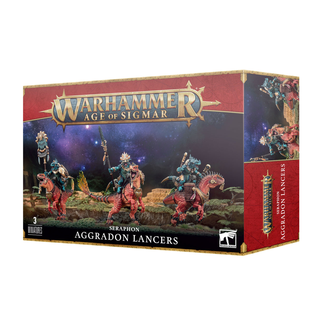Games Workshop - Warhammer Age of Sigmar - Seraphon: Aggradon Lancers