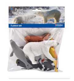 PETERKIN POLAR WORLD 9PC FIGURES