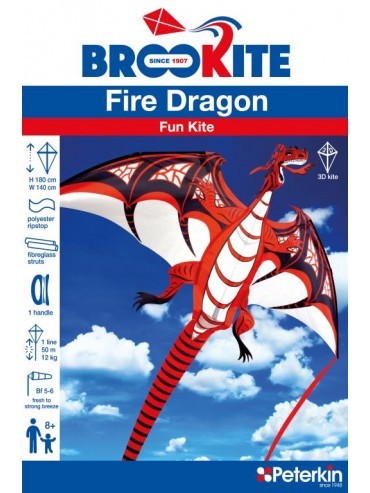 BROOKITE FIRE DRAGON KITE