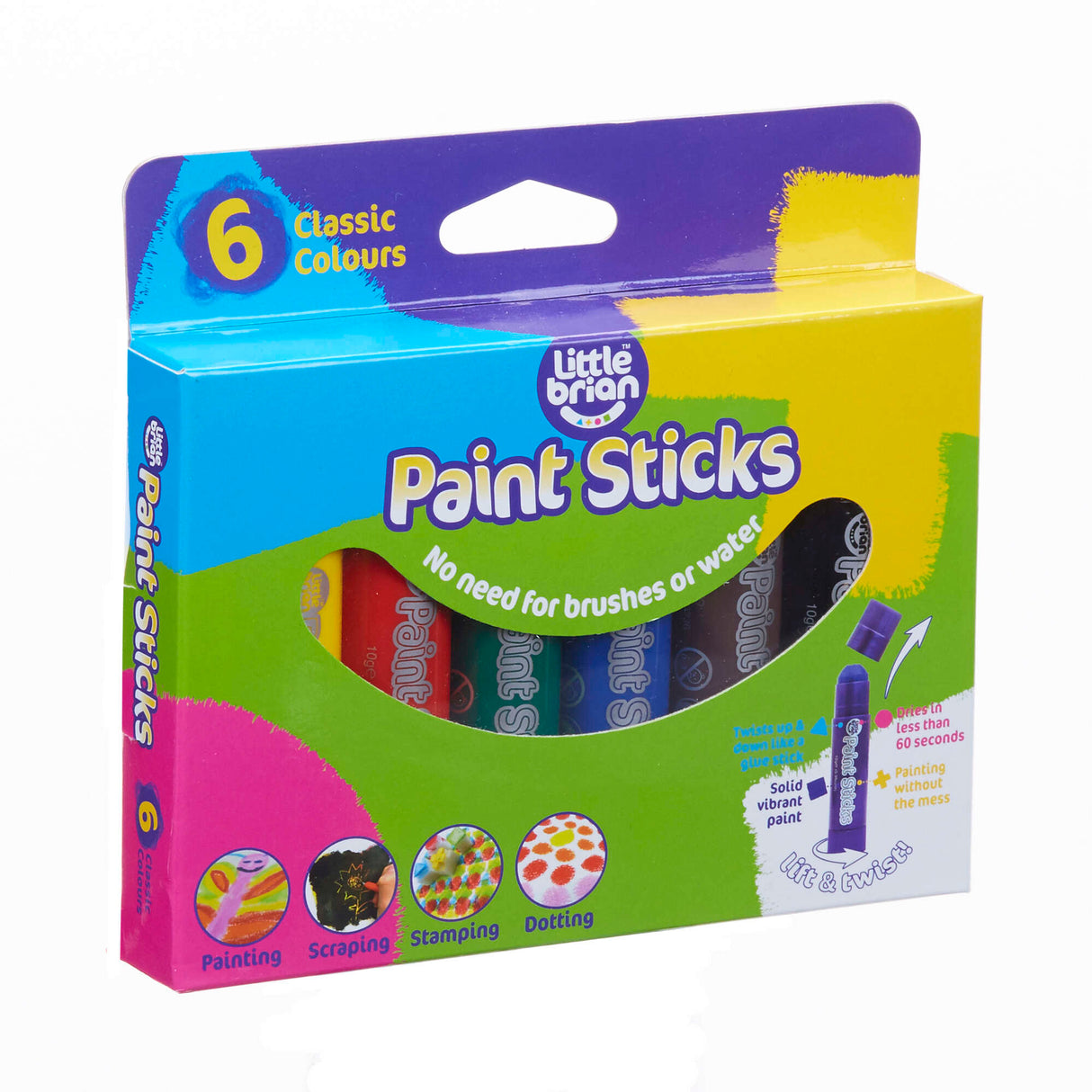 Lb Paint Sticks - Classic 6pk