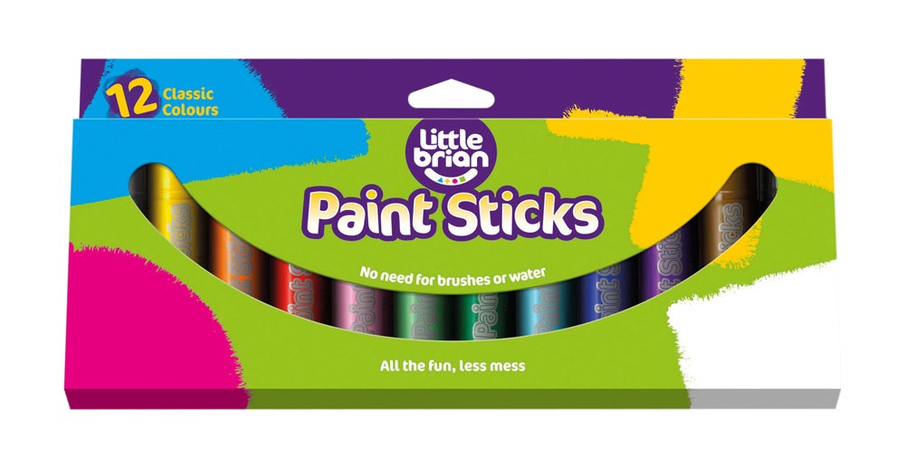 Little Brian Paint Sticks - Classic 12pk