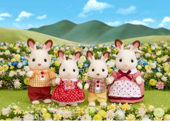 Sf - Chocolate Rabbit Family