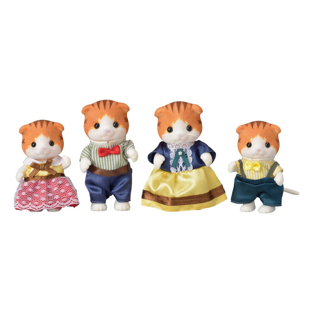 Sylvanian Families Maple Cat Family 4 Figures Playset