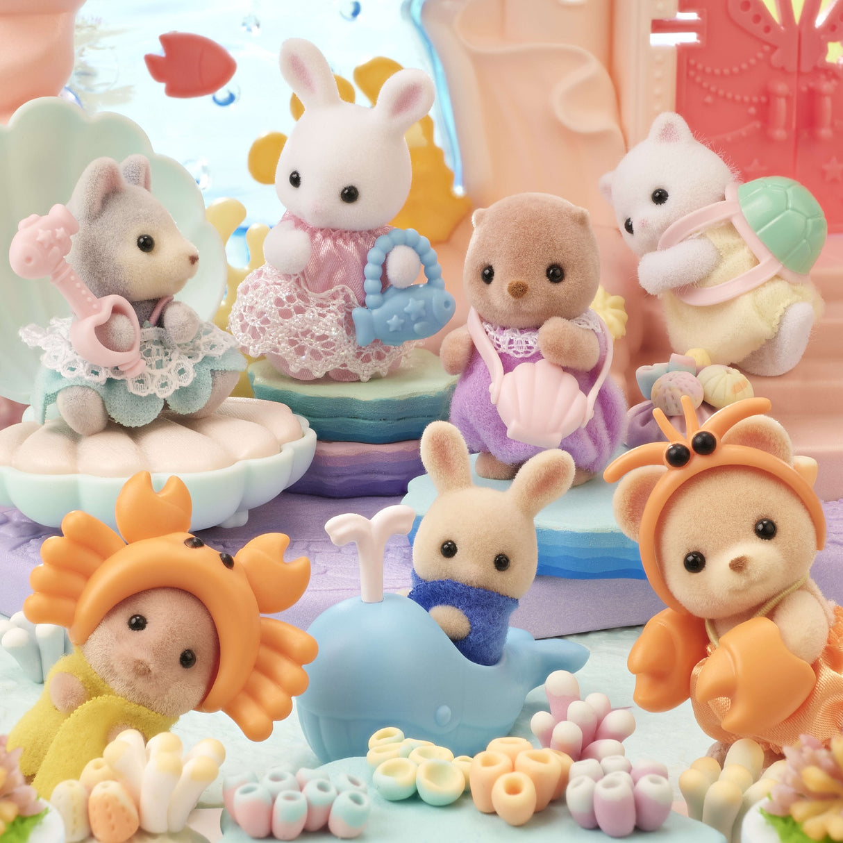 Sylvanian Families Baby Seashore Friends