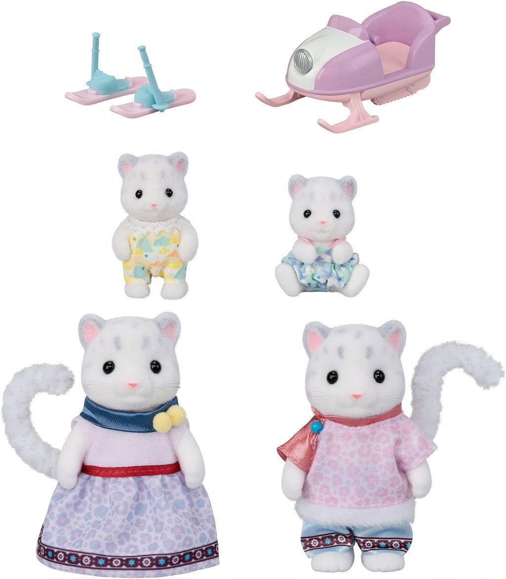 Sylvanian Families Snow Leopard Family