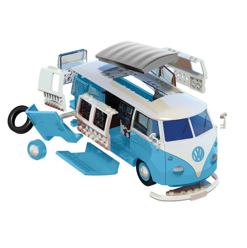 Airfix Quickbuild Vw Campervan Blue