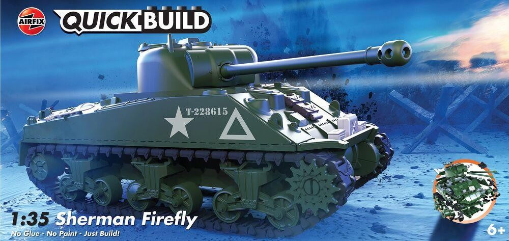 Airfix Quickbuild Sherman Firefly Tank 1/35 Model Kit