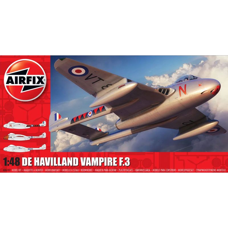 Airfix 1/48 De Havilland Vampire T.3