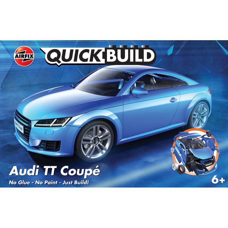 Airfix Quickbuild Audi Tt Coupe Blue Model Kit