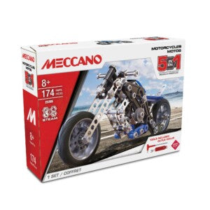 Meccano 5 Multi Model Set - Motorcycles