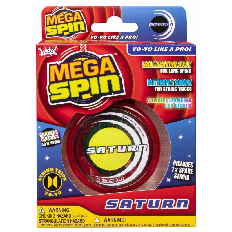 Wicked Mega Spin Saturn Yo-Yo ((Designs May Vary))