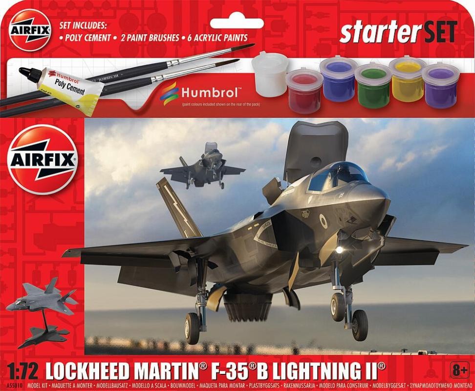 AIRFIX Starter Set - Lockheed Martin F-35B Lightning II