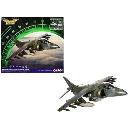 Corgi 1/48 Bae Harrier Gr9a, 'ninja 1', Radf Cottesmore, Final Flight Retirement Scheme