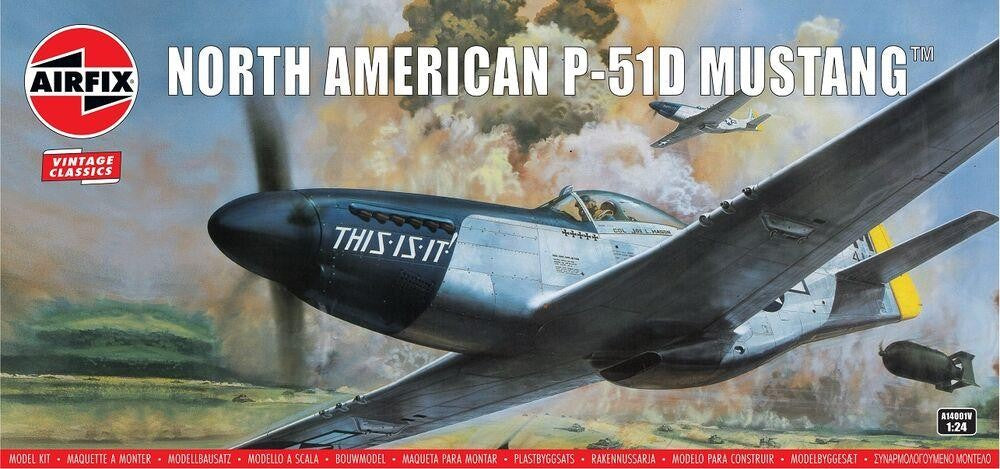 Airfix 1/24 North American P-51d Mustang