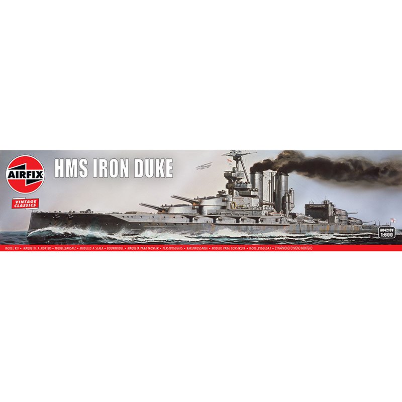 Airfix 1/600 Scale Hms Iron Duke Model Kit
